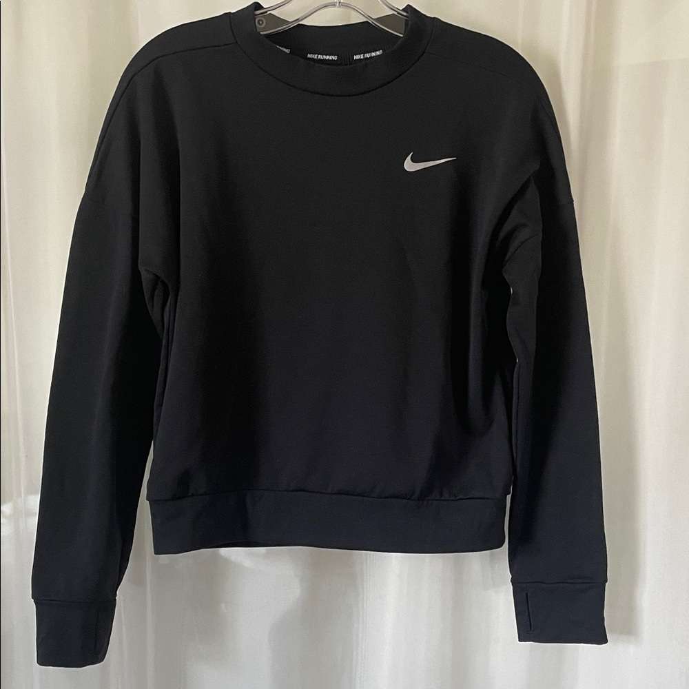 Nike Black Women's Dri Fit Running Long Sleeve Size XS